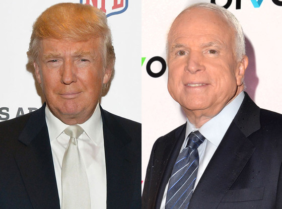 Donald Trump, John McCain Donald Trump, John McCain